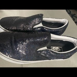 VANS Classic Slip On micro-sequins Black